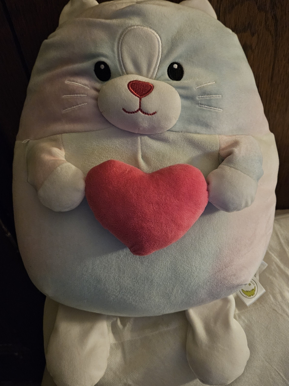 Animal Adventures Pastel Cat Plush with Heart